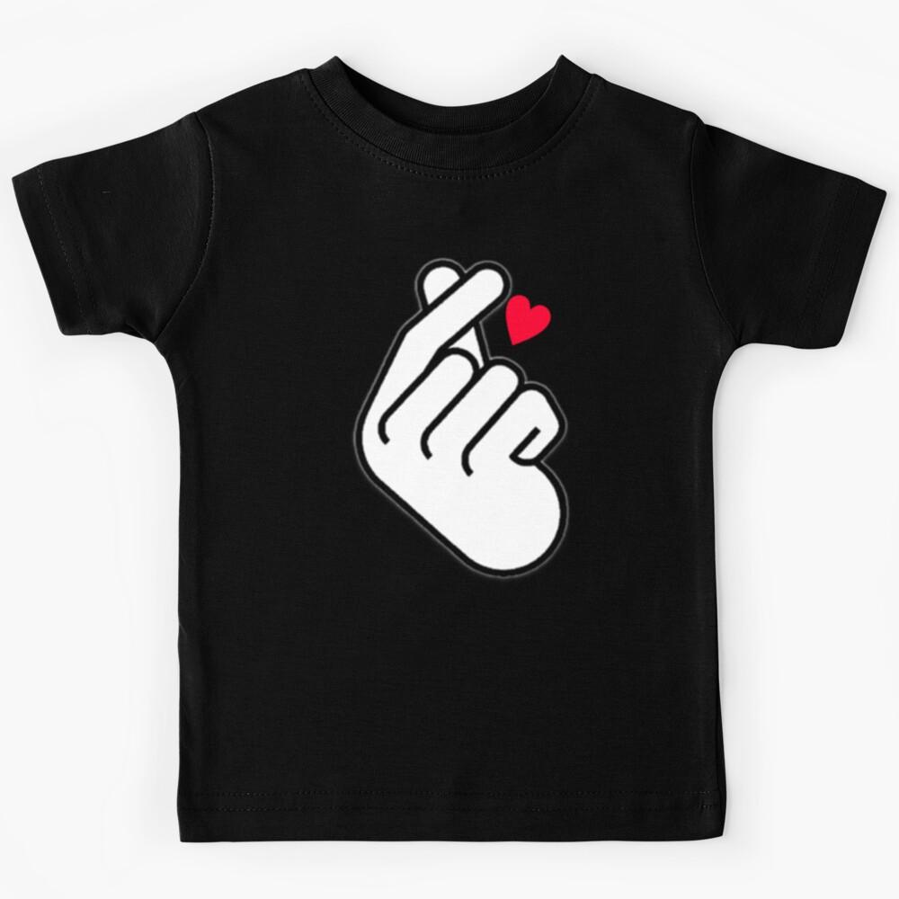 finger heart Kids T-Shirt