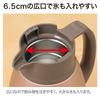 Кастрюля Zojirushi из нержавеющей стали с широким горлышком, вакуумная система сохранения тепла и мягкости пищи, объем 1,9 л., (приблизительно. 6.5cm), Двустенная теплоизоляция,