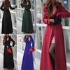 Womens Winter Lapel Slim Coat Trench Jacket Long  Overcoat Outwear