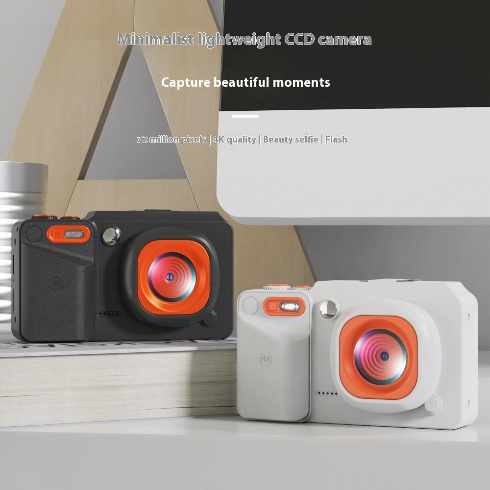 New 4K Digital Camera HD Photo Retro Card Camera Mini Portable Outdoor Video Pocket Vlog Camera