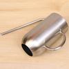 1.5L 304 Stainless Steel Watering Pot Extended Nozzle Green Plant Watering Can Watering Kettle Gardening Tools