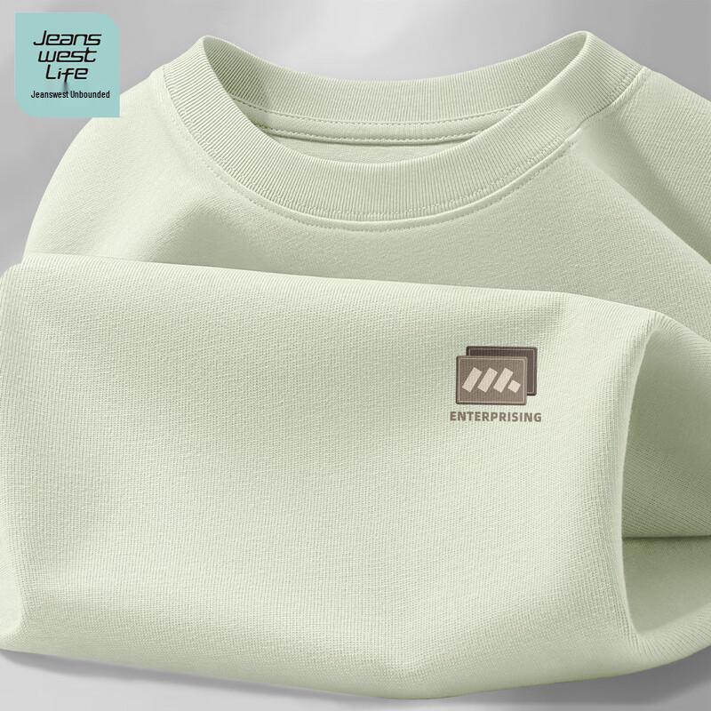 Мужская хлопковая футболка с принтом JEANSWEST LIFE