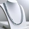 FULL Silver Chain Men' Chain 13mm 925 SILVER DIAMOND SET