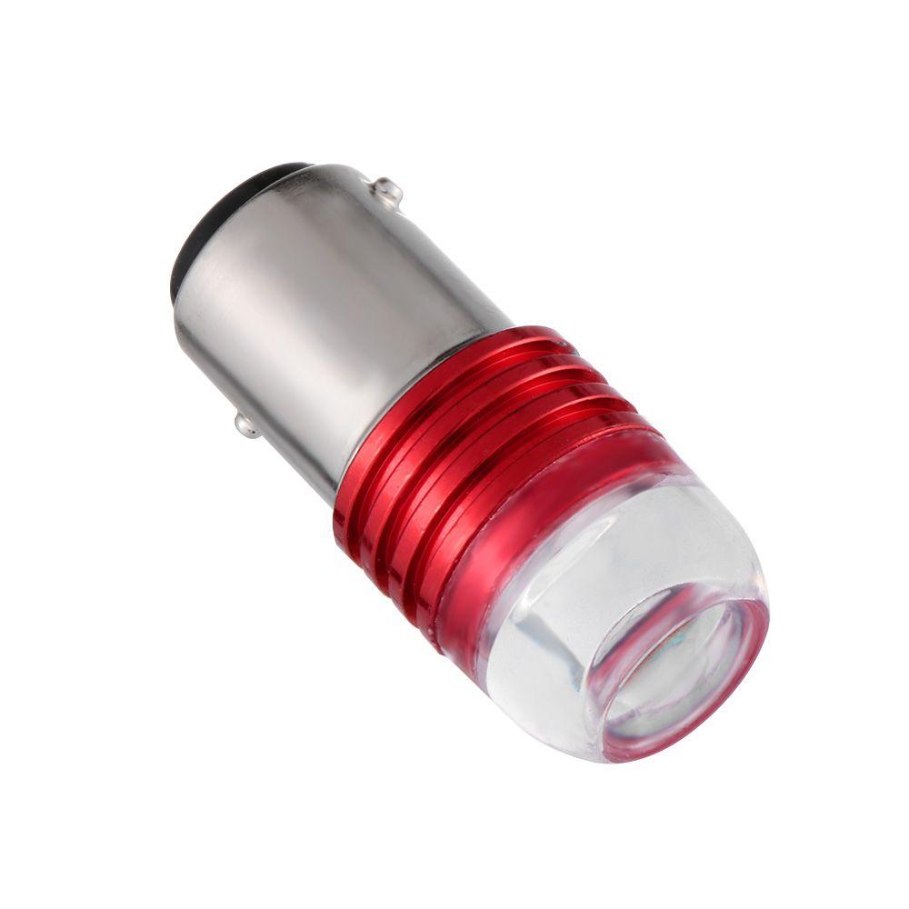 2PCS Red Vehicle Parts 6000K DC12V BAY15D P21/5W Truck Signal Bulbs Reverse Light Lamp Car LED Light