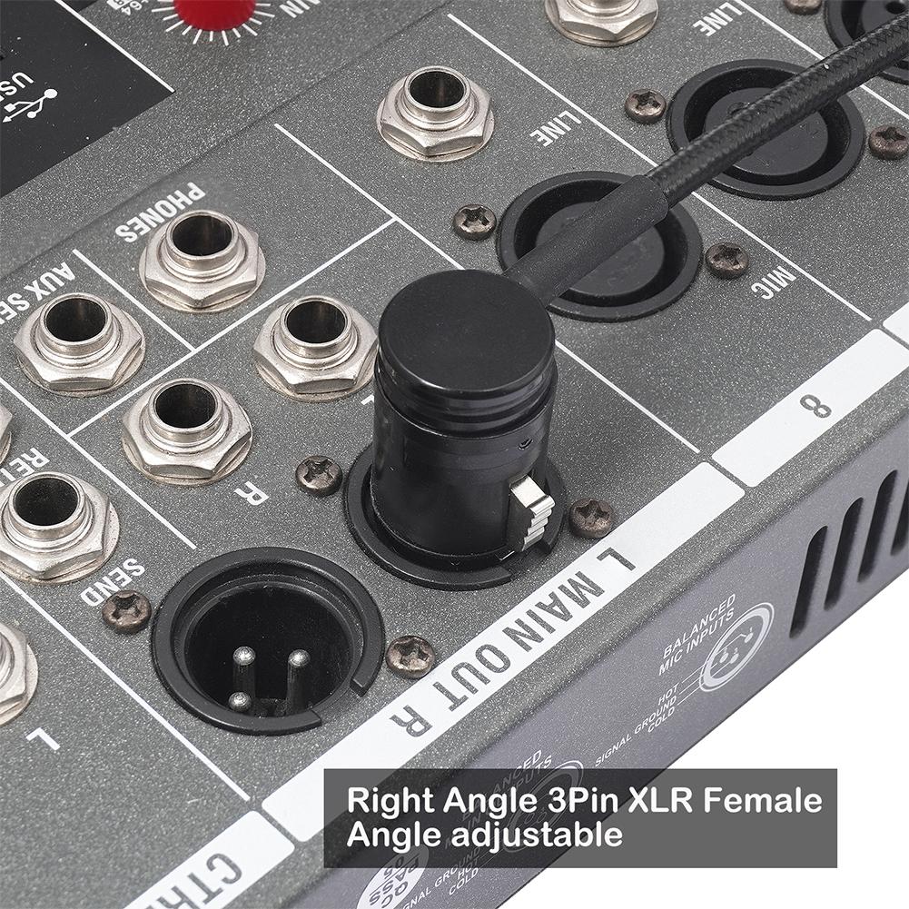 Профессиональный XLR-адаптер типа «папа-папа» / «мама-мама», корпус из цинкового сплава, XLR-аудио, позолоченный штекер-разъем для усилителя мощности