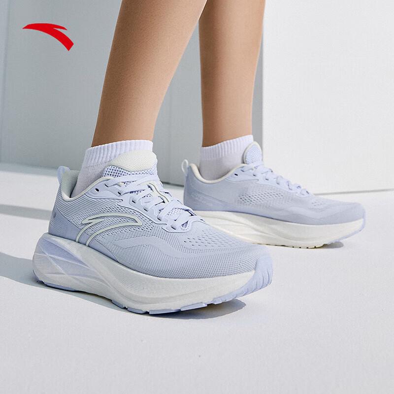 Anta Женские амортизирующие беговые кроссовки Linglong на толстой подошве