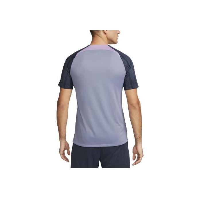 Nike Футболка мужская Tottenham Hotspur Strike с вышитыми буквами и принтом в стиле пэчворк с коротким рукавом, цвет железно-фиолетовый DX3025-524