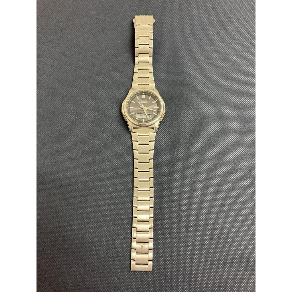 Использованный [441301052105] Переведенный/Фактический CASIO Casio WVA-M630 Радио-Солнечный Ана-Диджи Для Работы