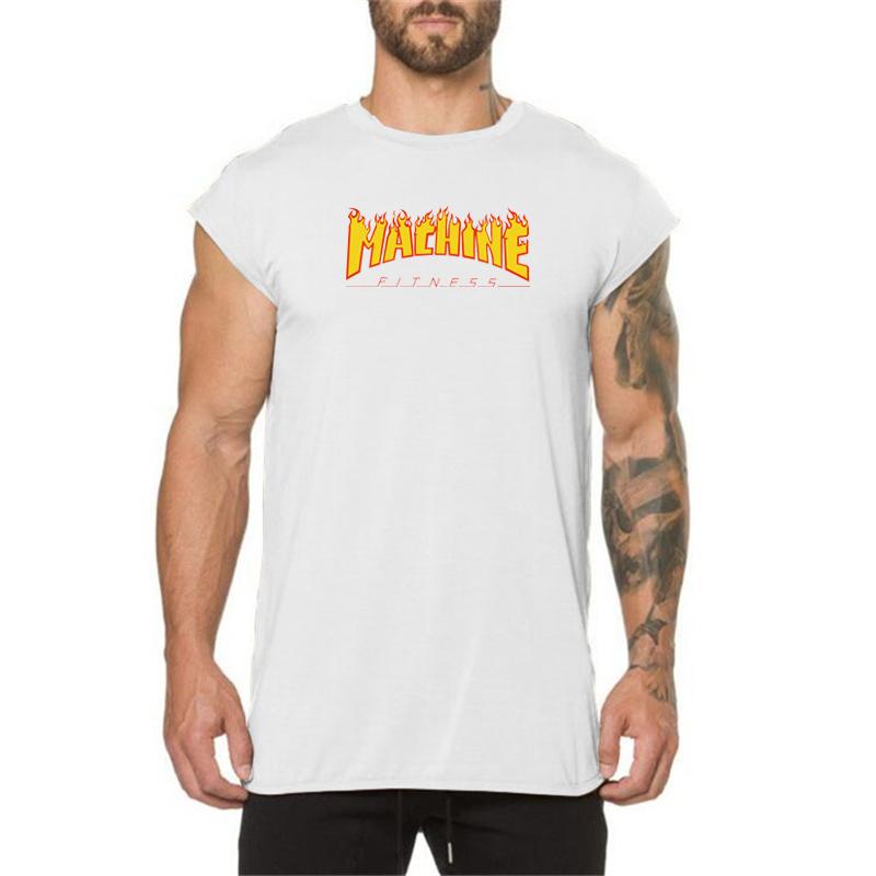 Muscleguys Мужские модные дышащие футболки с короткими рукавами и принтом мышц, одежда для фитнеса, топы для бодибилдинга, хлопковые повседневные футболки