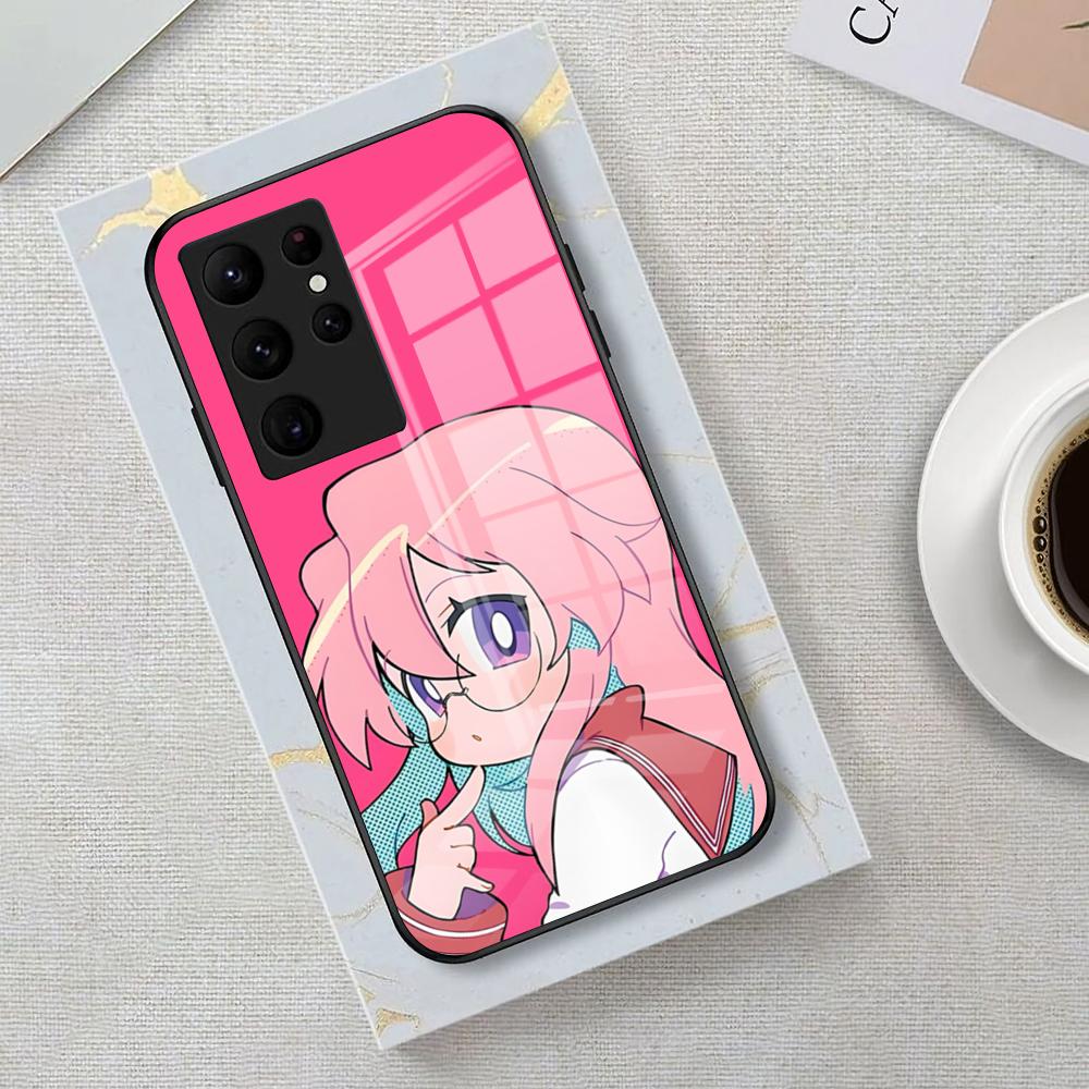 Чехол для телефона Аниме Счастливая Звезда для Samsung S26 S25 Edge S24 S23 S22 S21 S20 Ultra Plus FE Стеклянная крышка