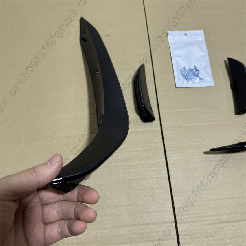 For Mercedes Benz CLA C118 CLA45 AMG 2020-2023 Car Front Bumper Side Spoiler Splitter Fog Lamp Grille Canards Vents Body Kit