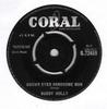7-дюймовая пластинка BUDDY HOLLY Brown Eyed Handsome Man Q72459 Коралловая 1963 Великобритания Рок Б/у