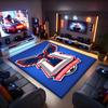 Universidad De Chile Polyester Carpet, Soft Indoor Mat for Office Chair, Living Room, Computer Desk - Decorative Home Office Rug Design
