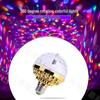 LED Rotating Magic Ball Light Bulb E27, Multi-Color Stage & KTV Light with Laser Flashing Effects.