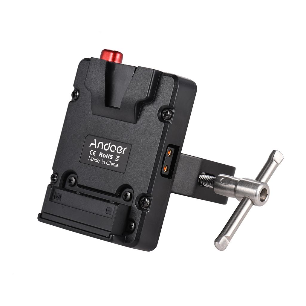 Andoer Mini Nano V-образное крепление Адаптерная пластина для аккумулятора с плоскогубцами для Mini V-образного крепления