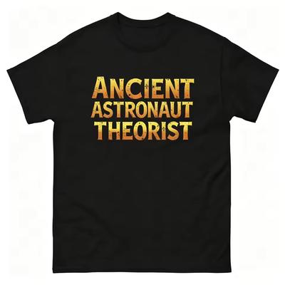 Ancient Astronaut Theorist T Shirt, UFO Researcher Graphic Tee, Conspiracy Theory Unisex Shirt, Paranormal Investigator Gift