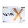 Honma Golf Ball TW-X TW-S 2024 Model 1 Dozen 12 Balls White Yellow 3 Piece Tour Type Spin Distance Distance Soft Golf Ball TOUR WORLD BT2402 Honma