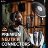 AA Аудиоаксессуар Серия Gold StarQuad XLR Кабель 15 футов Разъемы Neutrik 19 AWG Микрофонный кабель Нейлоновая оплетка с армированием Kevlar