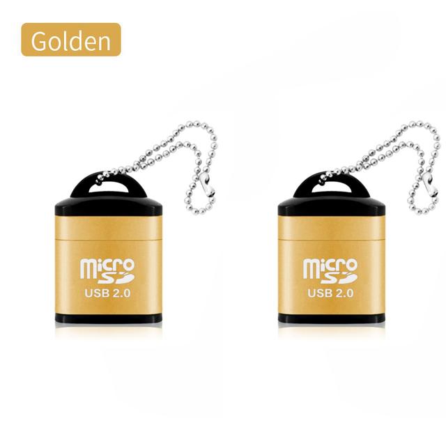 1/2 шт USB Micro SD/TF кард-ридер USB 2.0 мини мобильный телефон кард-ридер высокоскоростной USB-адаптер для ноутбуков аксессуары