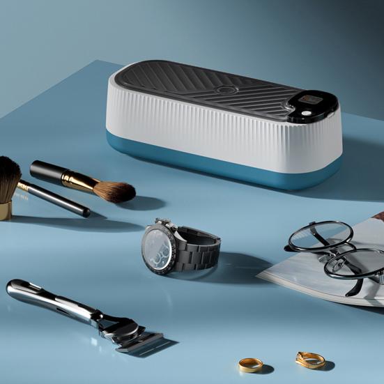 Ultrasonic Jewelry Cleaner One-Touch Operation 300ml Capacity High-Frequency Vibration Design Glasses Cleaning Device