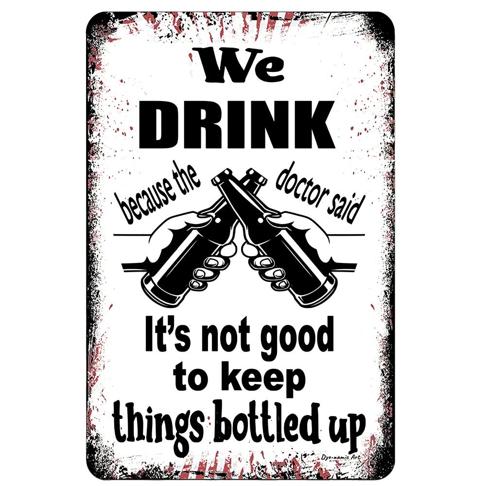 Retro Wine Metal Sign Plaque Vintage Whiskey Painting Perfect for Bar Restaurant Club Man Cave Wall Decor