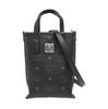 [Pre-Owned] Monogram Metal Logo Magnetic Closure Detachable Shoulder Strap Leather French Fry Bag Tote Crossbody Mini - Very Good #D64PKR