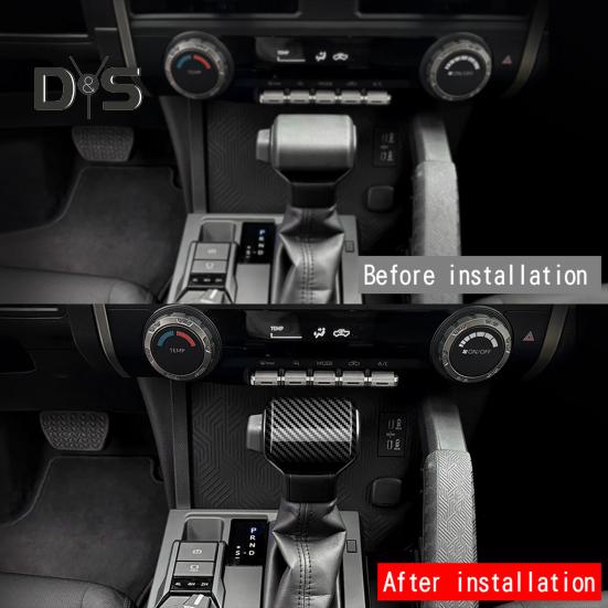 Крышка отделки рычага переключения передач, центральная консоль, крышка головки рычага переключения передач, крышка ручки автоматического переключения передач, комплект защиты панели ручного тормоза для Toyota