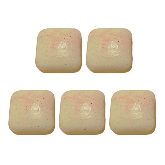 5 шт. Мини-тост Мягкая игрушка-антистресс с медленным подъемом Реалистичный дизайн Хлеб с маслом Сенсорная игрушка-фиджет Подарок для детей и взрослых