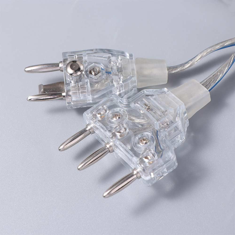 Transparent Fencing Body Cords Hand Line Mask Connector Epee Body Cable Plastic Flexible Fencing Foil Wires Sporting Goods
