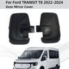 Для Ford TRANSIT T8 2024 Глянцевый Карбон Зеркало Заднего Вида Автомобильные Аксессуары Покрытые Хромом Накладки на Зеркала Боковых Дверей Стиль Наклейки