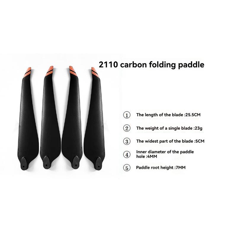 GROCE-4Pcs 2110 Propeller For DJI M600 M300 CW+CCW Carbon Prop For RC Plane Multicopter Quadcopter Accessory