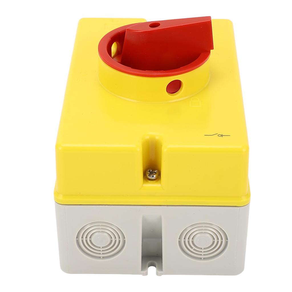 Solar Disconnect Switch 4P 415V 25A PV Isolator Switch IP66 Waterproof Box for Outdoor