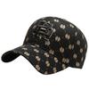 One Limitation CP465 Fishing Cap with Embroidered Logo and Stylish Casual for Men and Women with Gold Brim, Pattern, (Black Embroidery)