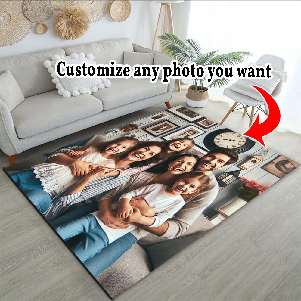 Customize Photos Personalized image Area Rug Suitable for Kitchen Bedrooms Decorate room Living Rooms Anti-slip Rug Office home decor