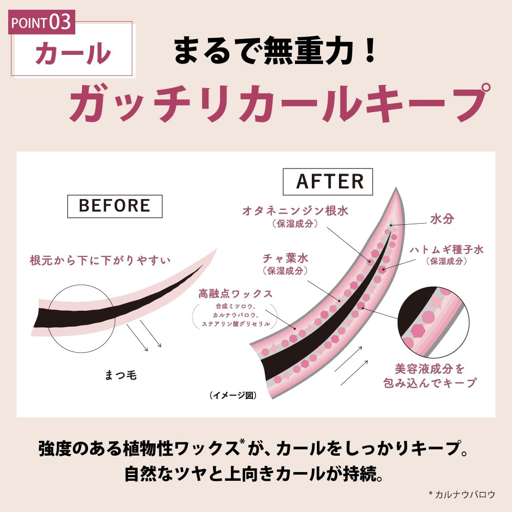 Оригинальная японская спецификация CathyDoll Color Functional Cosmetics Laboratory Jupiter, "Monsoon Mascara" (04 (зеленый))