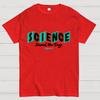 Science Saved the Day Cotton Summer Casual Cool Loose T-Shirt