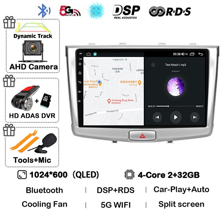 Android 14 Carplay Auto WIFI+4G Для GREAT WALL Hover Haval H6 2016 2017 2018 Автомагнитола Мультимедийный плеер Навигация Стерео GPS