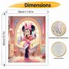 Disney Minnie Mouse Bath robe oil painting art painting kit handmade diy gift home decoration wall decor relaxing aesthetic art kit