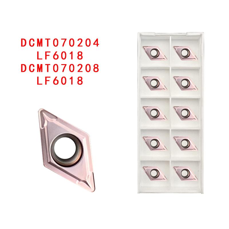 DCMT070204 DCMT11T304 VP15TF UE6020 Твердосплавная пластина для внутреннего точения Высококачественная CNC токарная пластина Режущие инструменты для токарного станка
