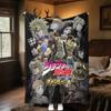 Jojos Bizarre Adventure Anime Characters Plush Blanket Suitable All Seasons Soft Comfortable Sofa Office Nap Travel Festive Gift