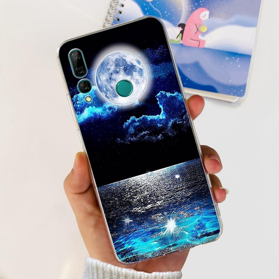 Чехол для Huawei Y9 Prime 2019 STK-L21 STK-L22 Новый модный окрашенный чехол Прозрачный силиконовый чехол для чехла телефона Huawei Y9 Prime 2019