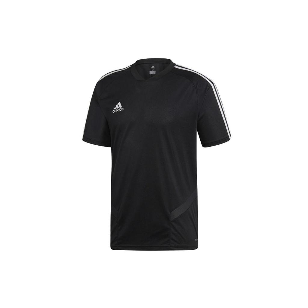 Adidas T Shirts Men's Black Crew Neck Moderate Straight Fit DT5287
