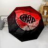 Club Atlético River Plate Print Automatic Umbrella, 8 Rib Iron Frame, Plastic Handle, Suitable for Outdoor Travel &Daily , Ideal Gift