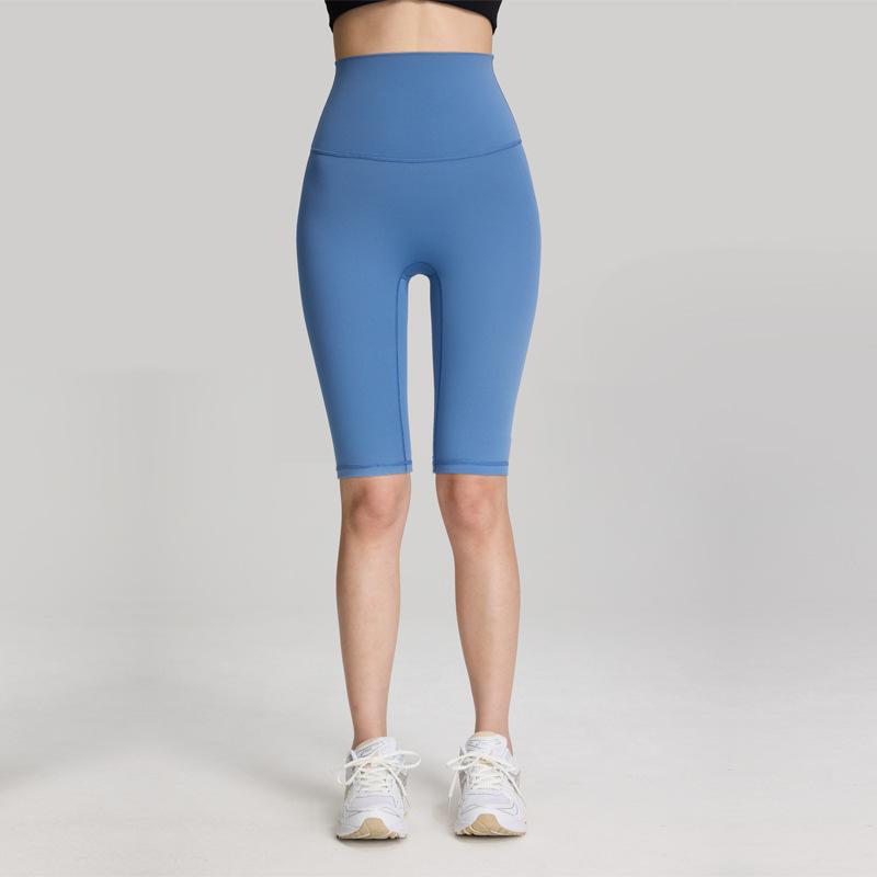 Yuantu five-point leggings women's high waist, hip lift and thin cycling shorts fitness sports wear yoga cool antibacterial