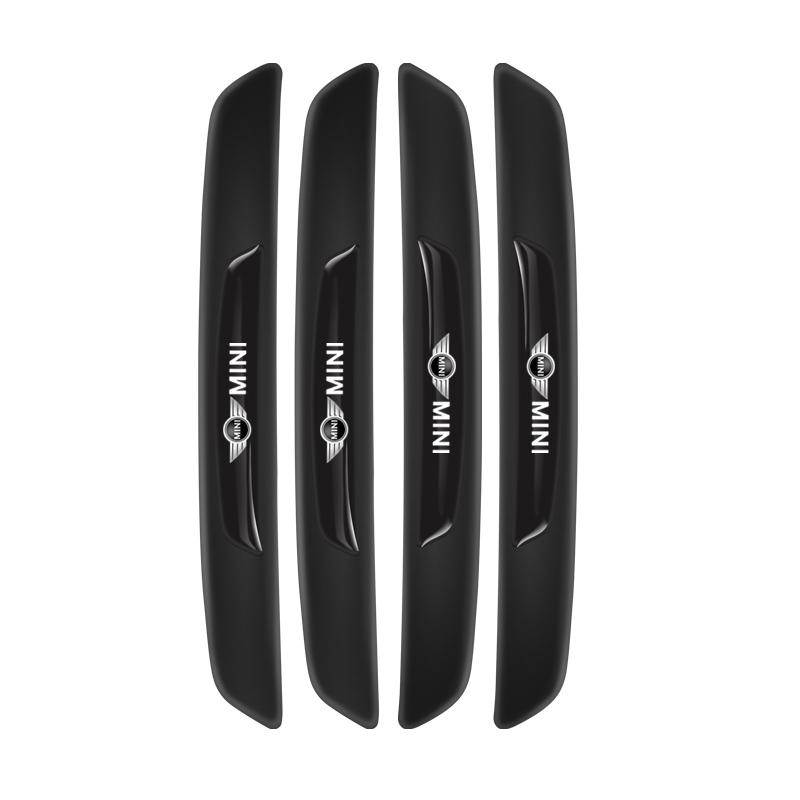 BLF1 4Pcs Car Door Anti-collision Strip Protection Sticker For Mini Cooper JCW Works R56 R50 F54 F55 F56 F57 F60 R52 R53 R55 R57 R58
