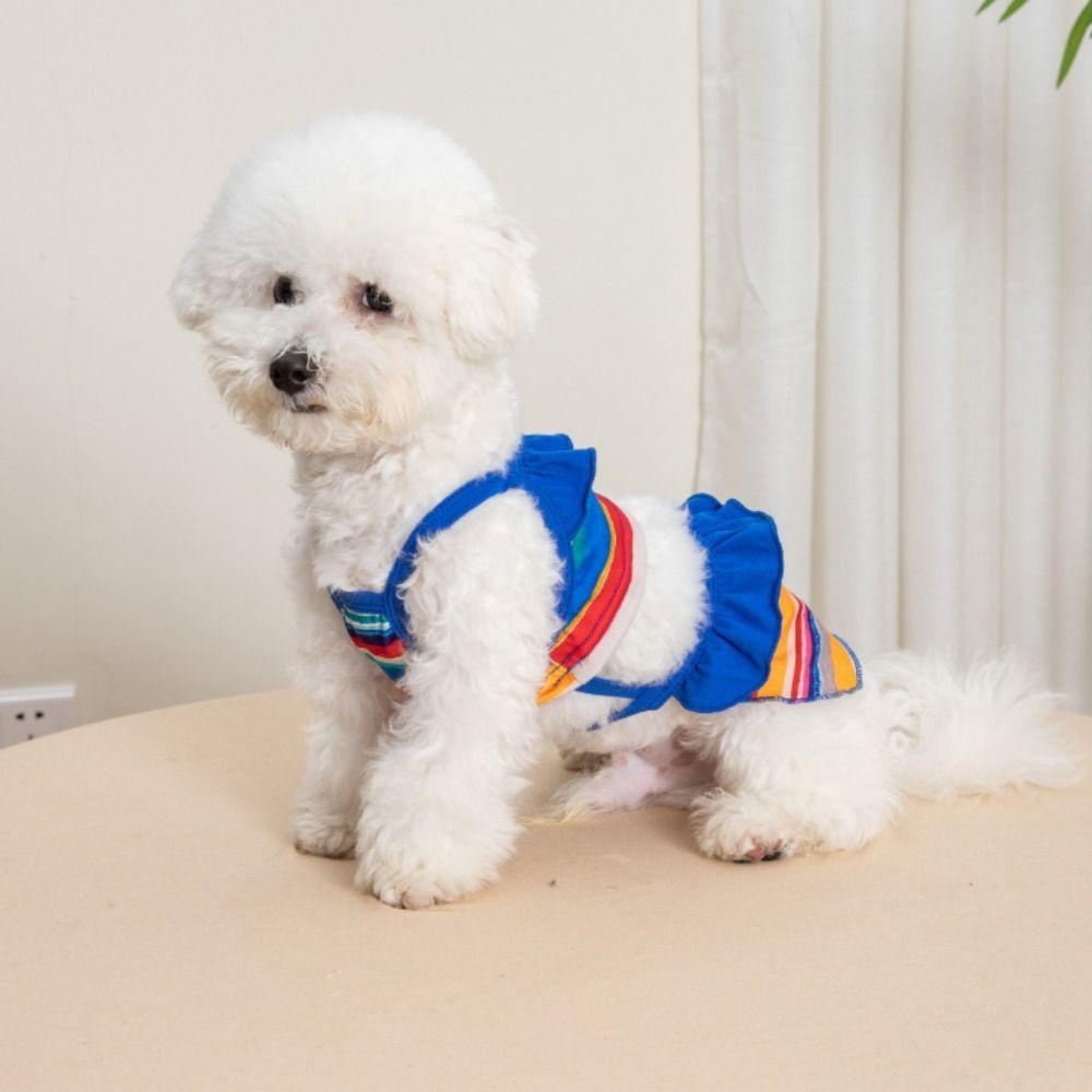 Soft Pet Summer Clothes Breathable Pet Princess Dresses Comfortable Pet Swimsuit for Puppy Kittens
