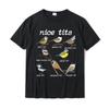 Стильная новая забавная футболка для наблюдения за птицами с красивой грудью, забавная синица, специальный дизайн для бердвотчеров, уличный стиль, унисекс, Y2K