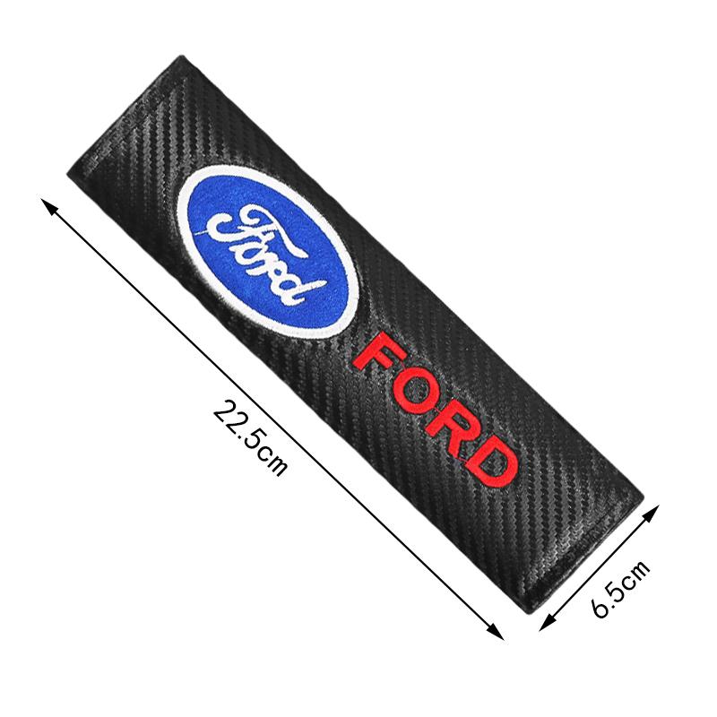 1/2pcs Car Seat Belt Cover Shoulder Protector Pad for Ford Fiesta Transit 2022 S-MAX Edge Galaxy Ecosport C-Max Auto Accessories GMSBD1