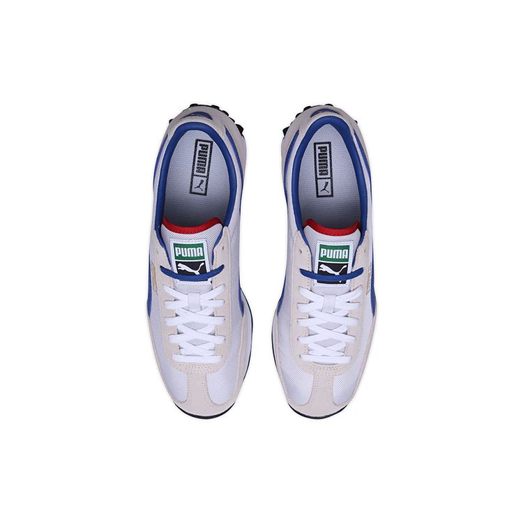 Puma Easy Rider Удобная дышащая ткань Двухслойная коровья кожа Синтетическая кожа Амортизирующие Нескользящие Низкие Повседневные Беговые Кроссовки 363129-02