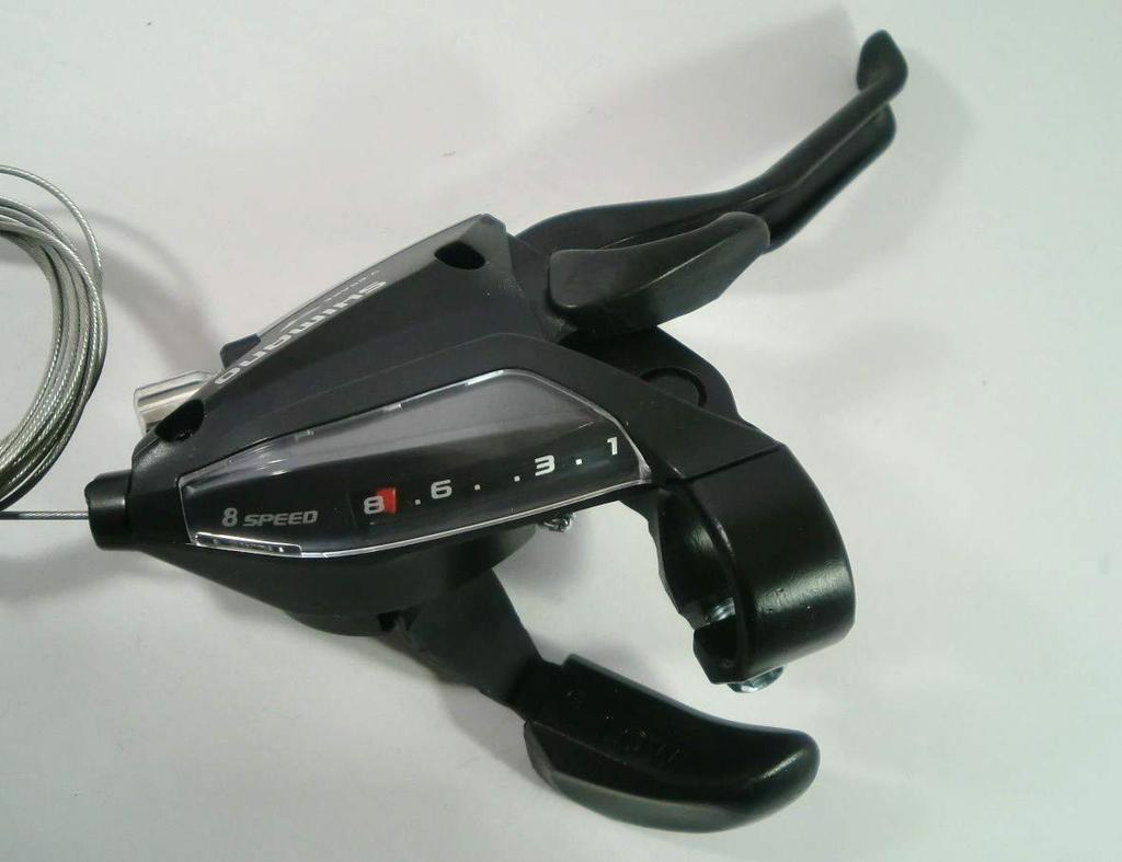 SHIMANO Рычаг 3x8 скоростей 4 пальца 961 Cantilever Brake черный левый и правый комплект ST-EF500L4/8R4 тормоз/переключение передач (V, Диск, Суппорт, Общий)